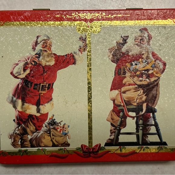 Vintage Coca Cola Santa Claus Playing Card Set - Picture 1 of 3